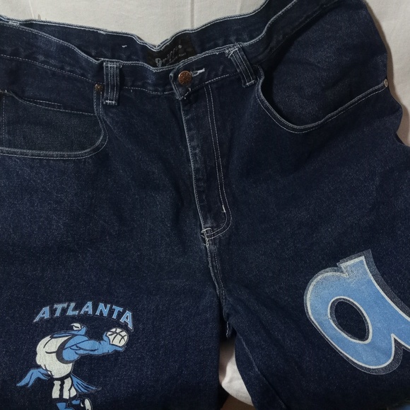 Men's jeans 34x28 ATL sport teams jeans - Picture 5 of 8